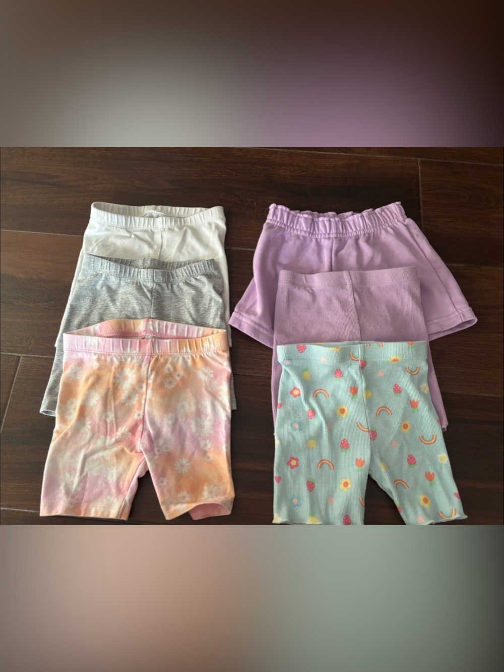 Toddler girl set of 6 shorts all size 3T Cat& Jack, Garanimals, Jumping Beans